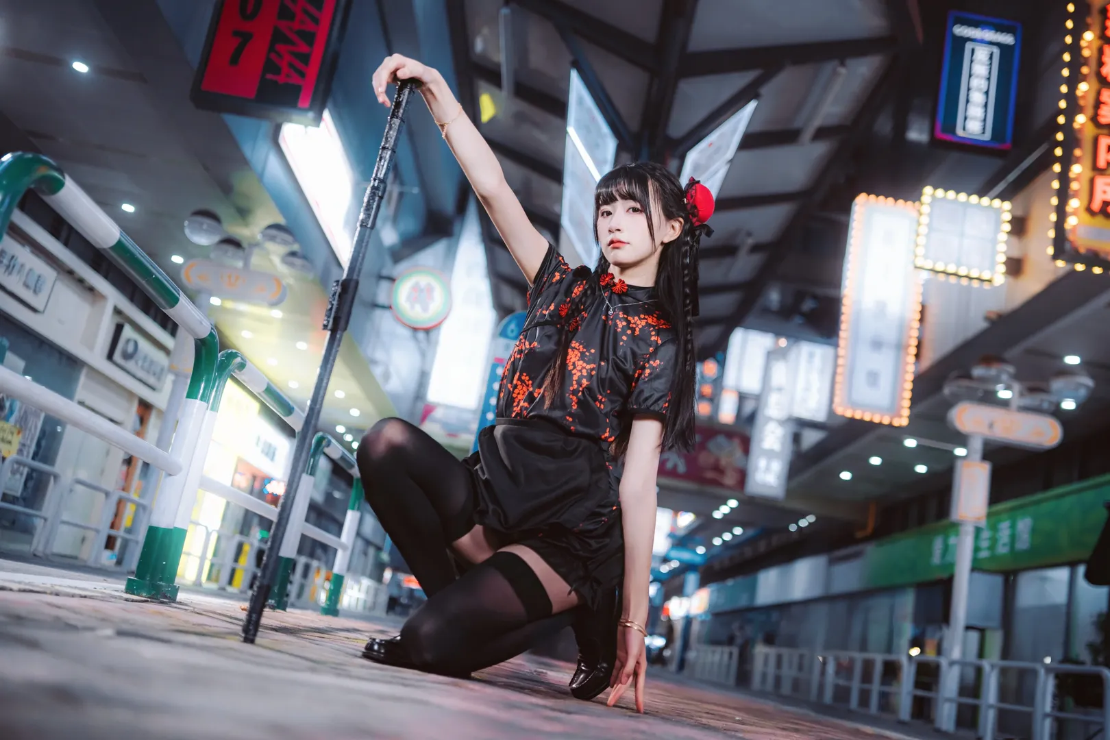 街头摄影, 夜景人像, cosplay日常, 改良旗袍, 中华娘cos - 第10张