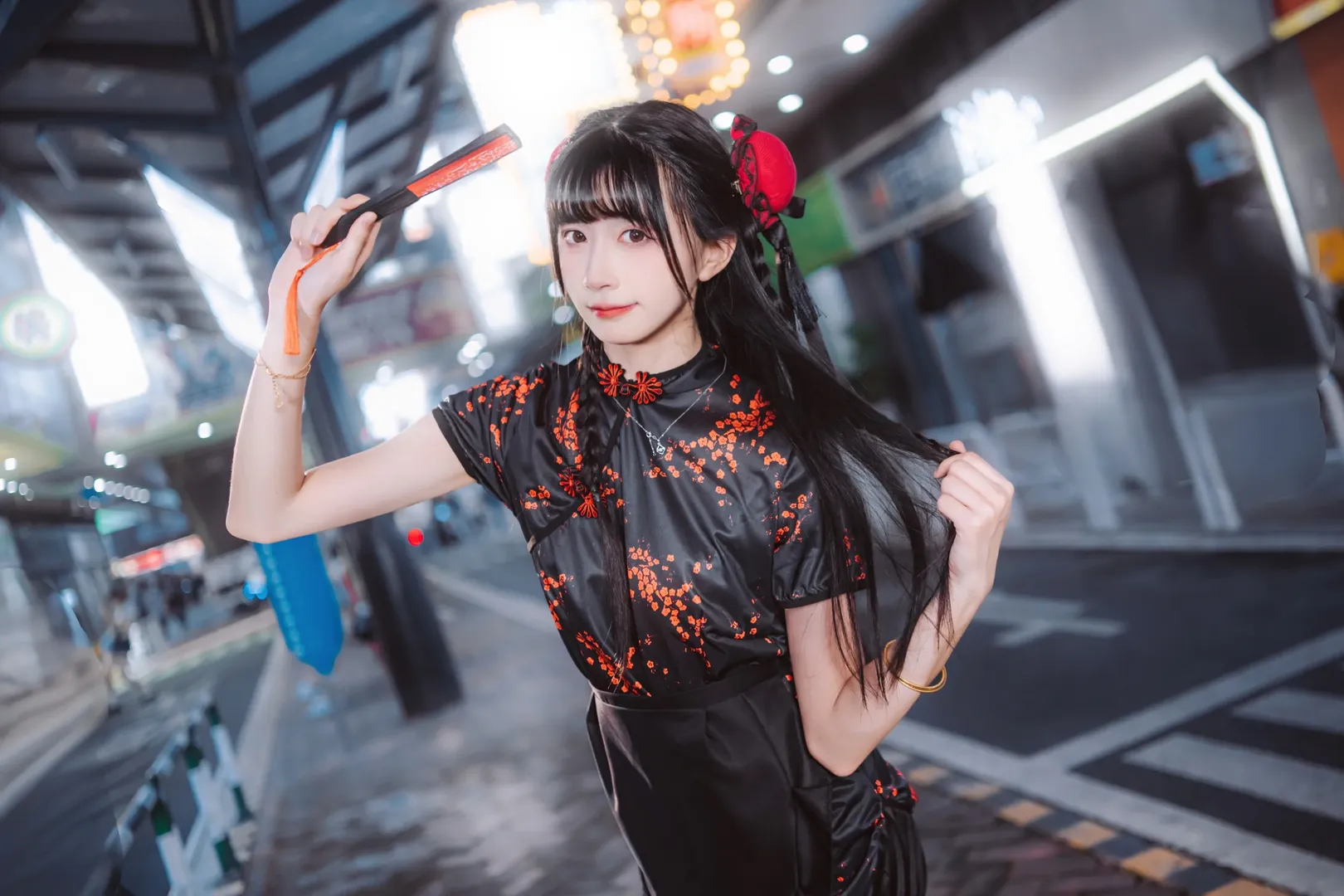 街头摄影, 夜景人像, cosplay日常, 改良旗袍, 中华娘cos - 第12张