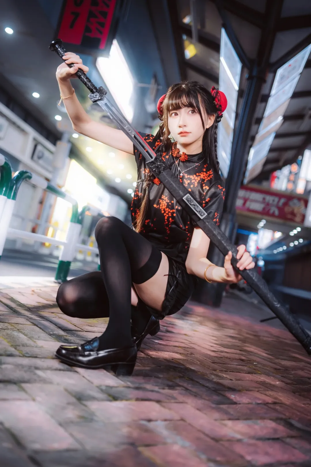 街头摄影, 夜景人像, cosplay日常, 改良旗袍, 中华娘cos - 第13张