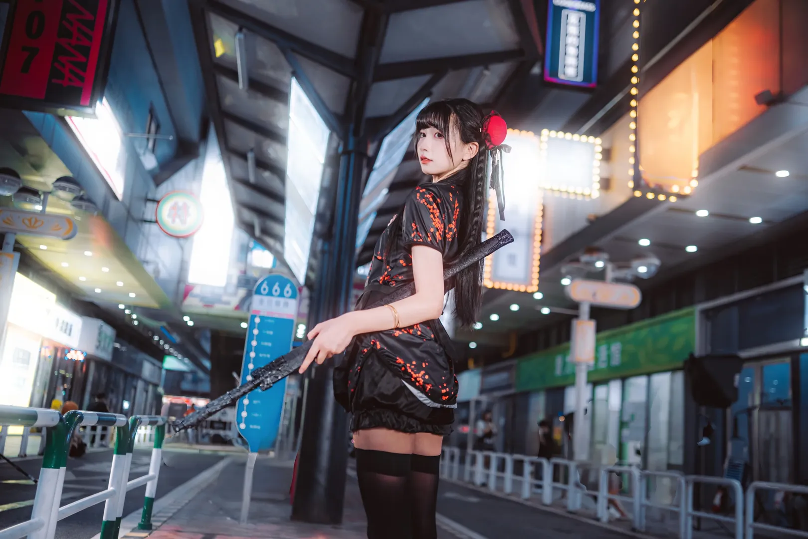 街头摄影, 夜景人像, cosplay日常, 改良旗袍, 中华娘cos - 第14张