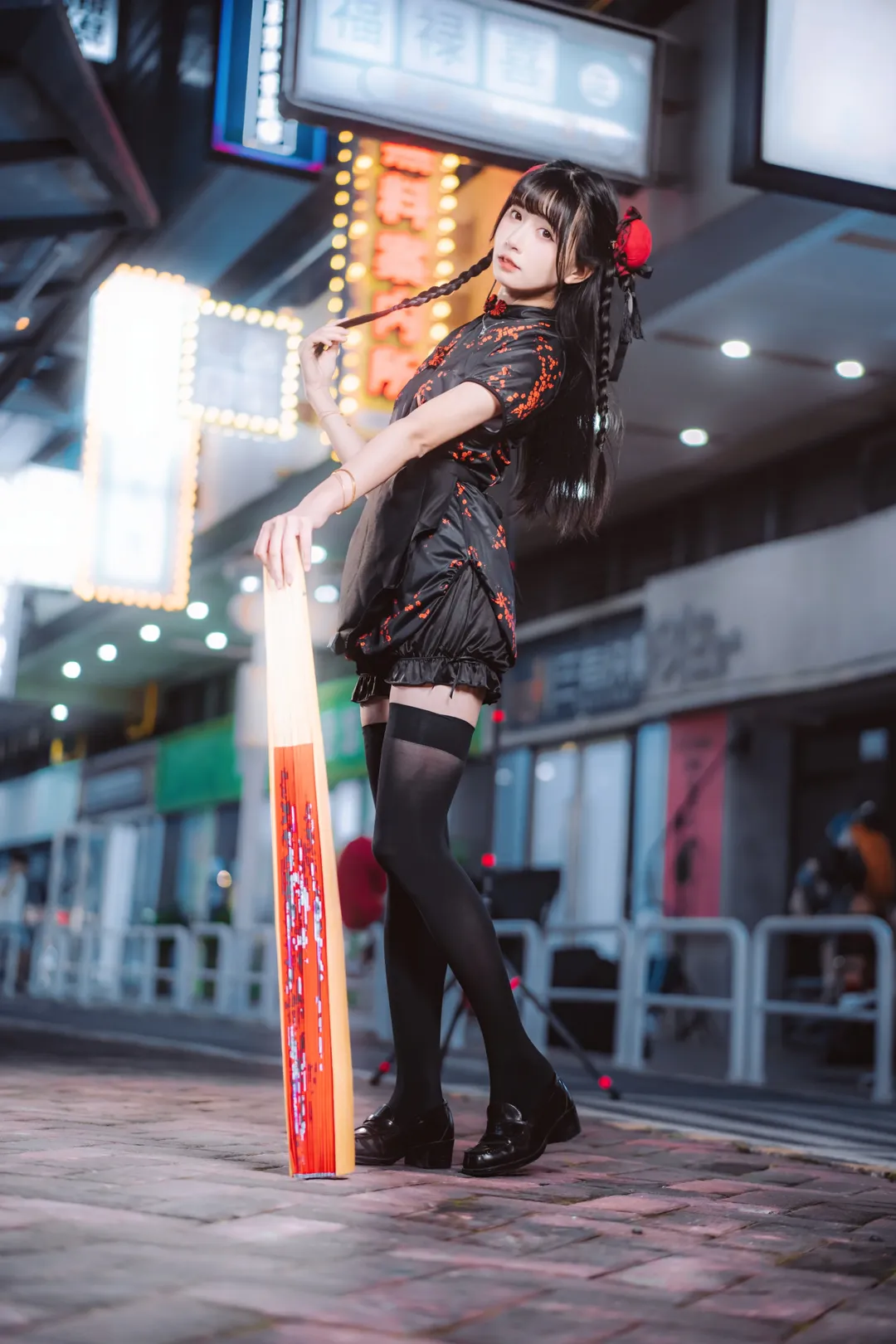 街头摄影, 夜景人像, cosplay日常, 改良旗袍, 中华娘cos - 第2张