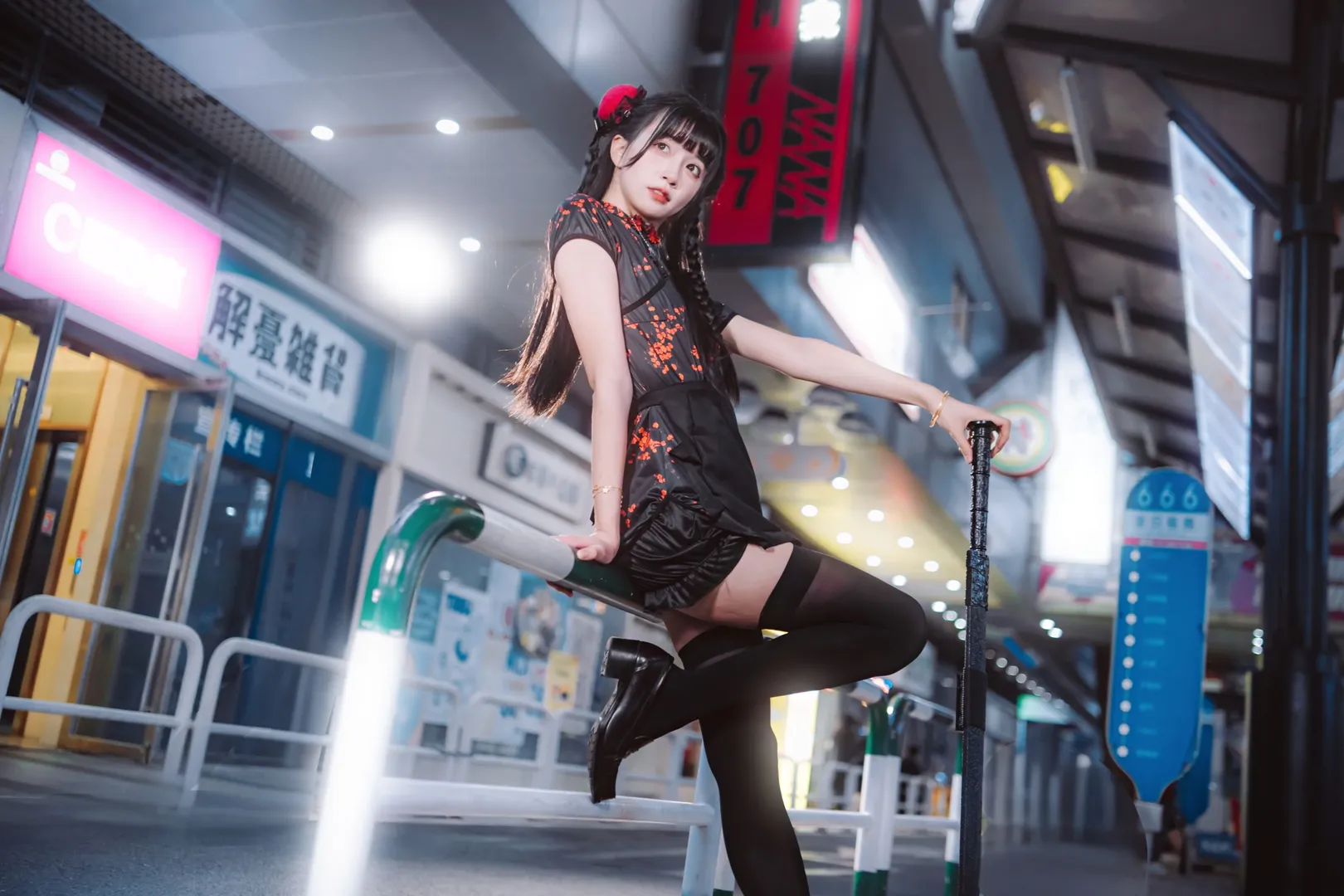 街头摄影, 夜景人像, cosplay日常, 改良旗袍, 中华娘cos