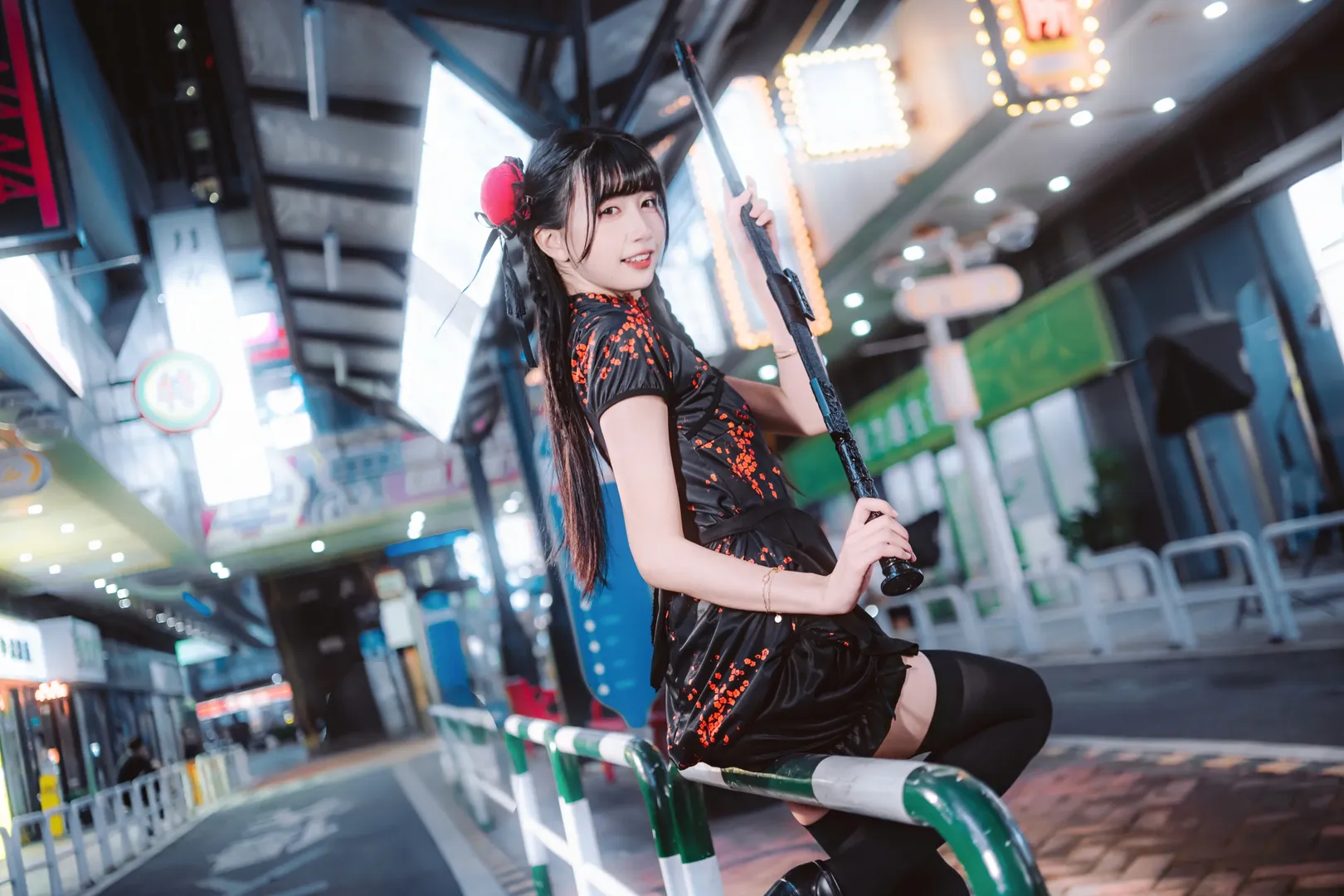 街头摄影, 夜景人像, cosplay日常, 改良旗袍, 中华娘cos - 第5张