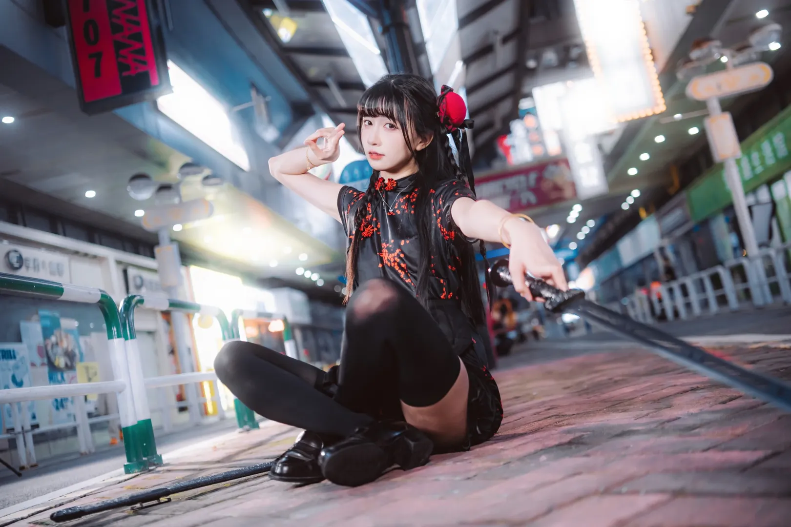 街头摄影, 夜景人像, cosplay日常, 改良旗袍, 中华娘cos - 第6张