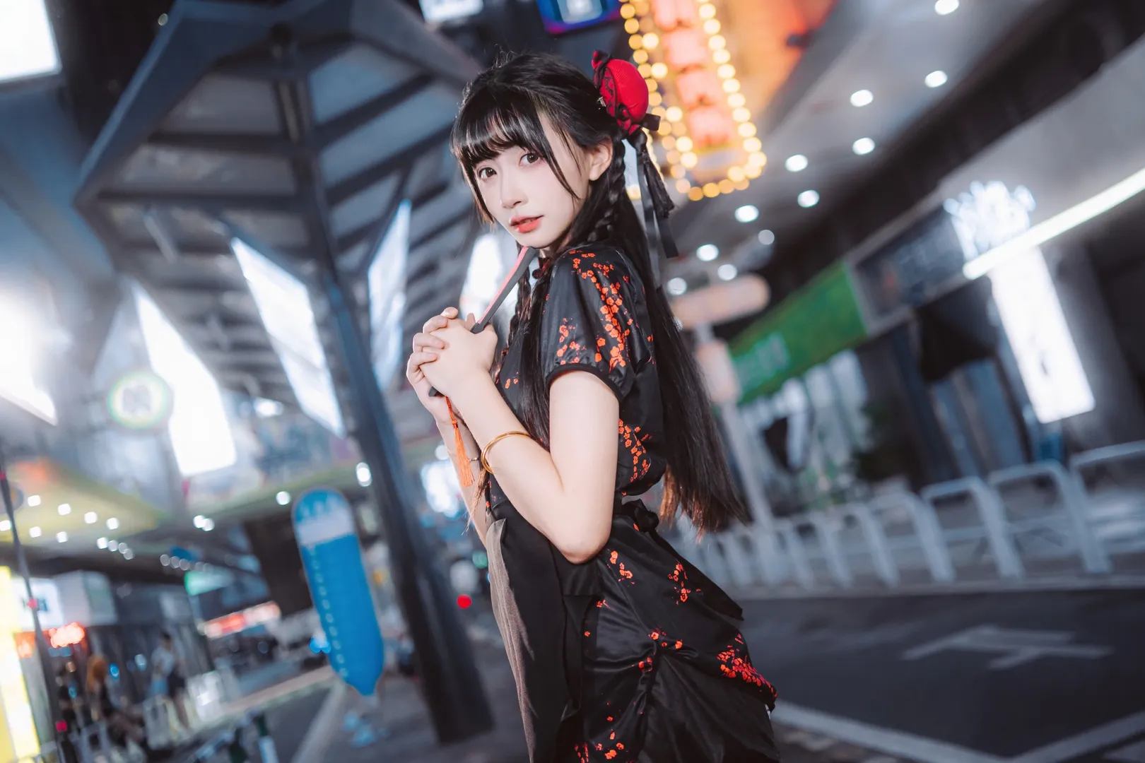 街头摄影, 夜景人像, cosplay日常, 改良旗袍, 中华娘cos - 第8张