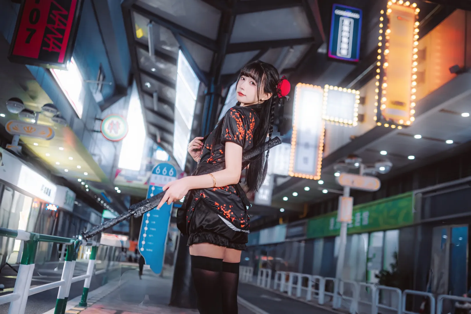 街头摄影, 夜景人像, cosplay日常, 改良旗袍, 中华娘cos - 第9张