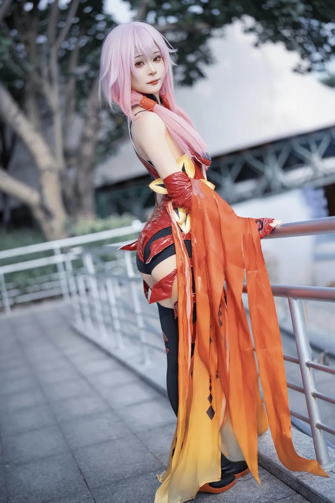 二次元, コスプレ, ロケーション撮影, ギルティクラウン, 楪いのりコスプレ
