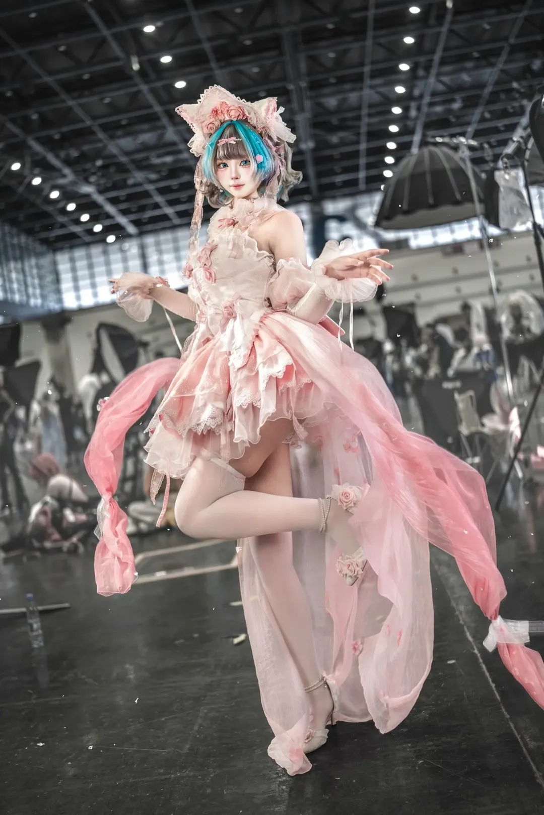チェシャー コスプレ, アズールレーン, イベント写真, 二次元コスプレ, 洋装ポートレート
