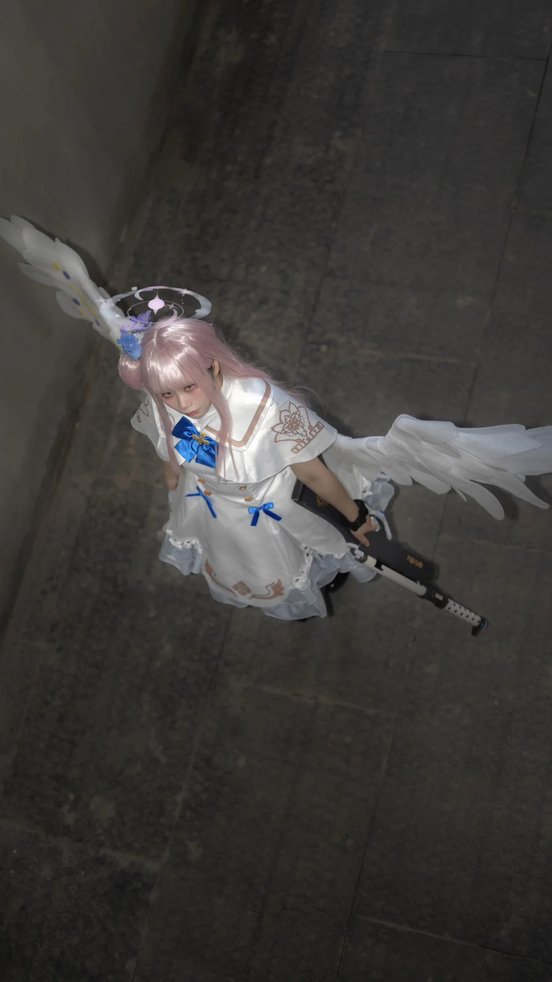碧蓝档案, 圣园未花cos, 工业风, cosplay摄影, 夜拍 - 第1张