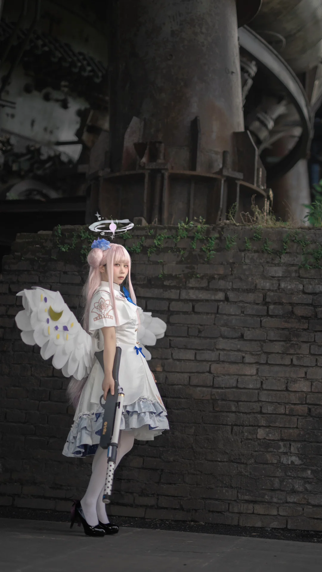 碧蓝档案, 圣园未花cos, 工业风, cosplay摄影, 夜拍 - 第5张