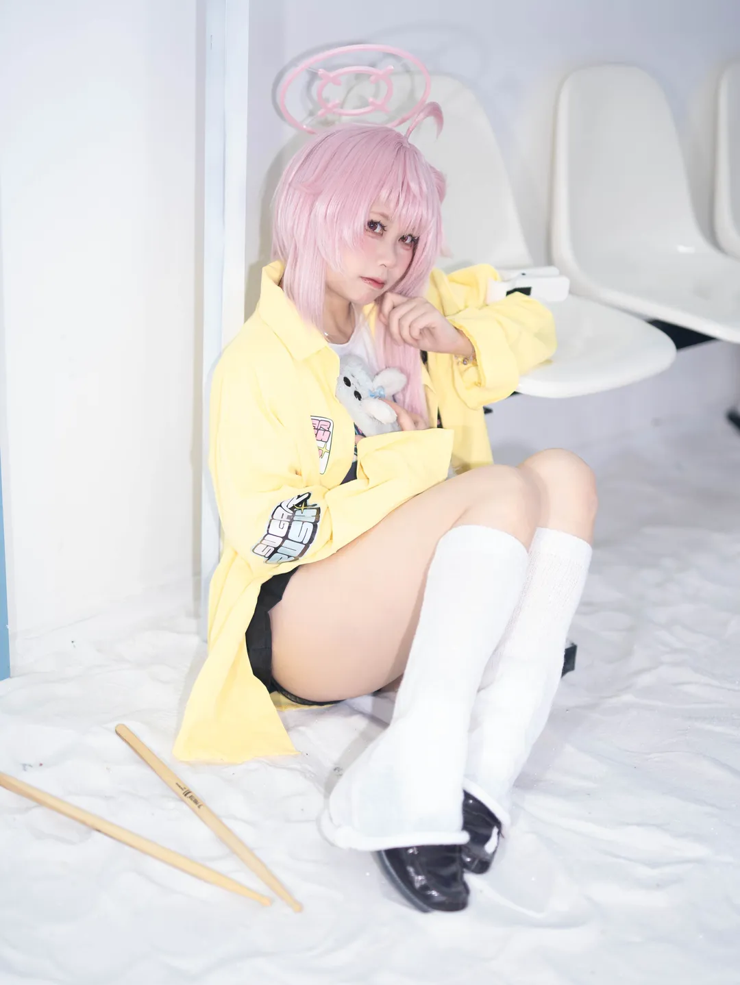 碧蓝档案, 二次元氛围感, 柚鸟夏cos, Cosplay摄影分享, 乐队柚鸟夏 - 第1张