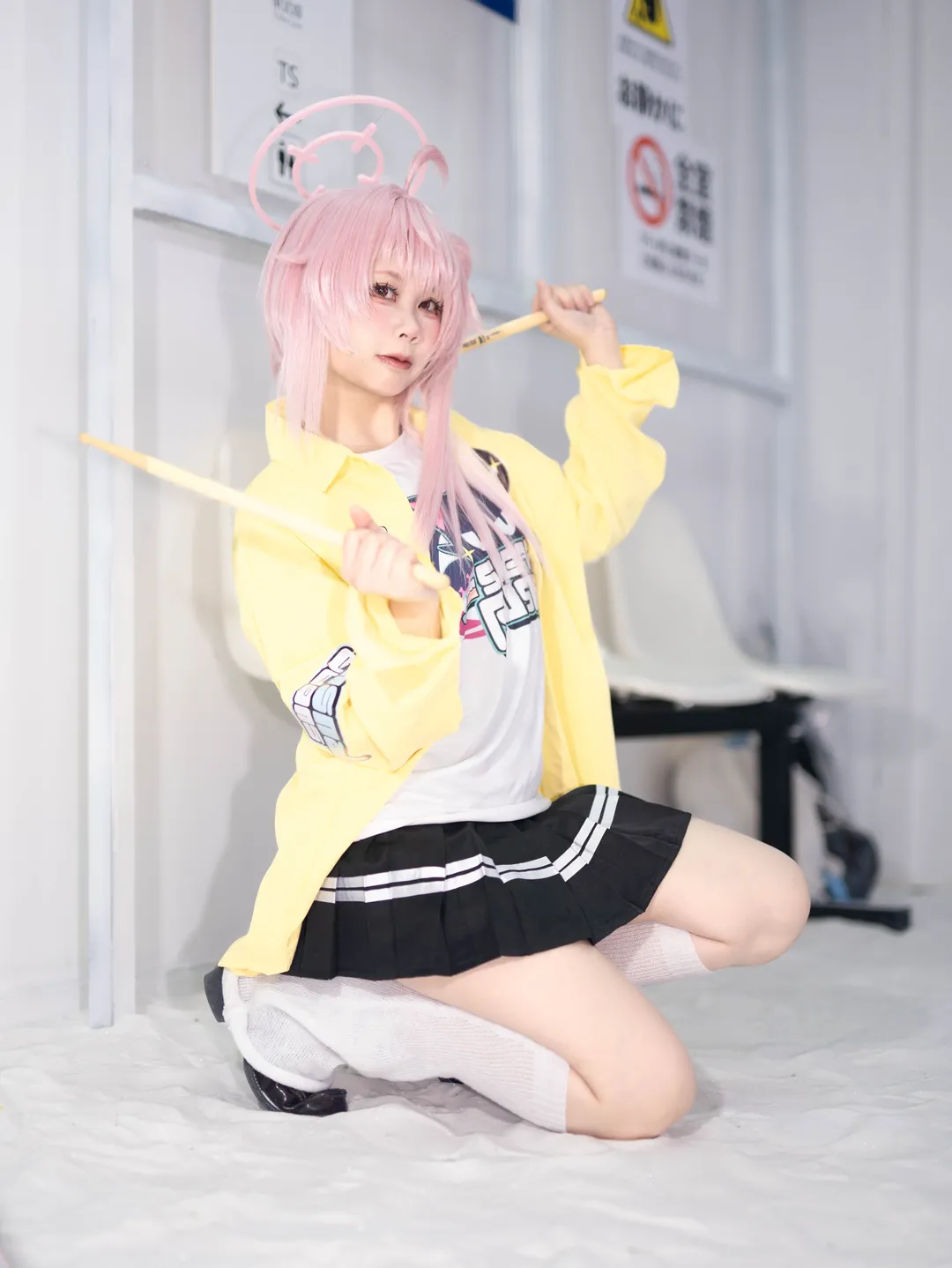碧蓝档案, 二次元氛围感, 柚鸟夏cos, Cosplay摄影分享, 乐队柚鸟夏 - 第2张