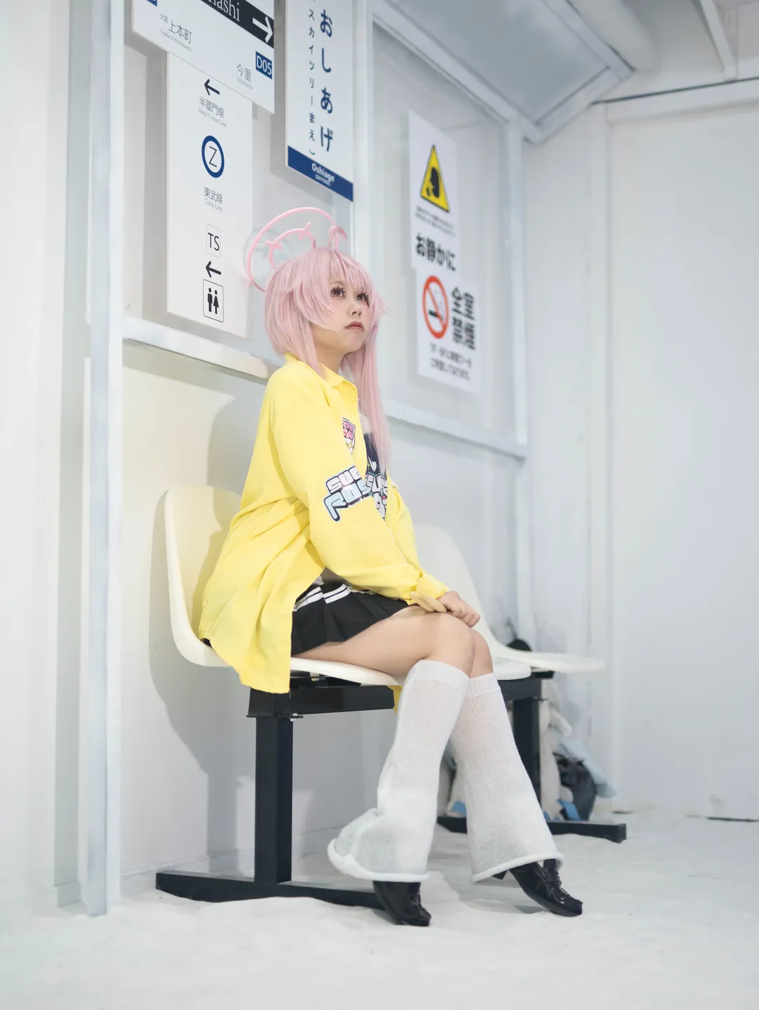 碧蓝档案, 二次元氛围感, 柚鸟夏cos, Cosplay摄影分享, 乐队柚鸟夏 - 第8张