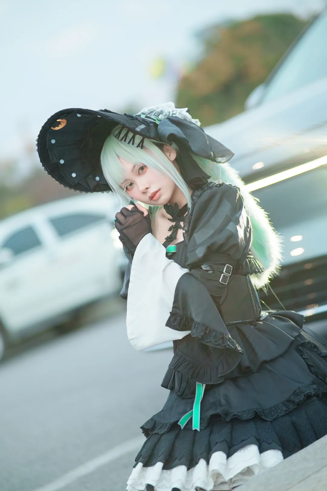 明日方舟, 若叶睦cos, cosplay穿搭, 外景写真, 南宁冬典 - 第3张