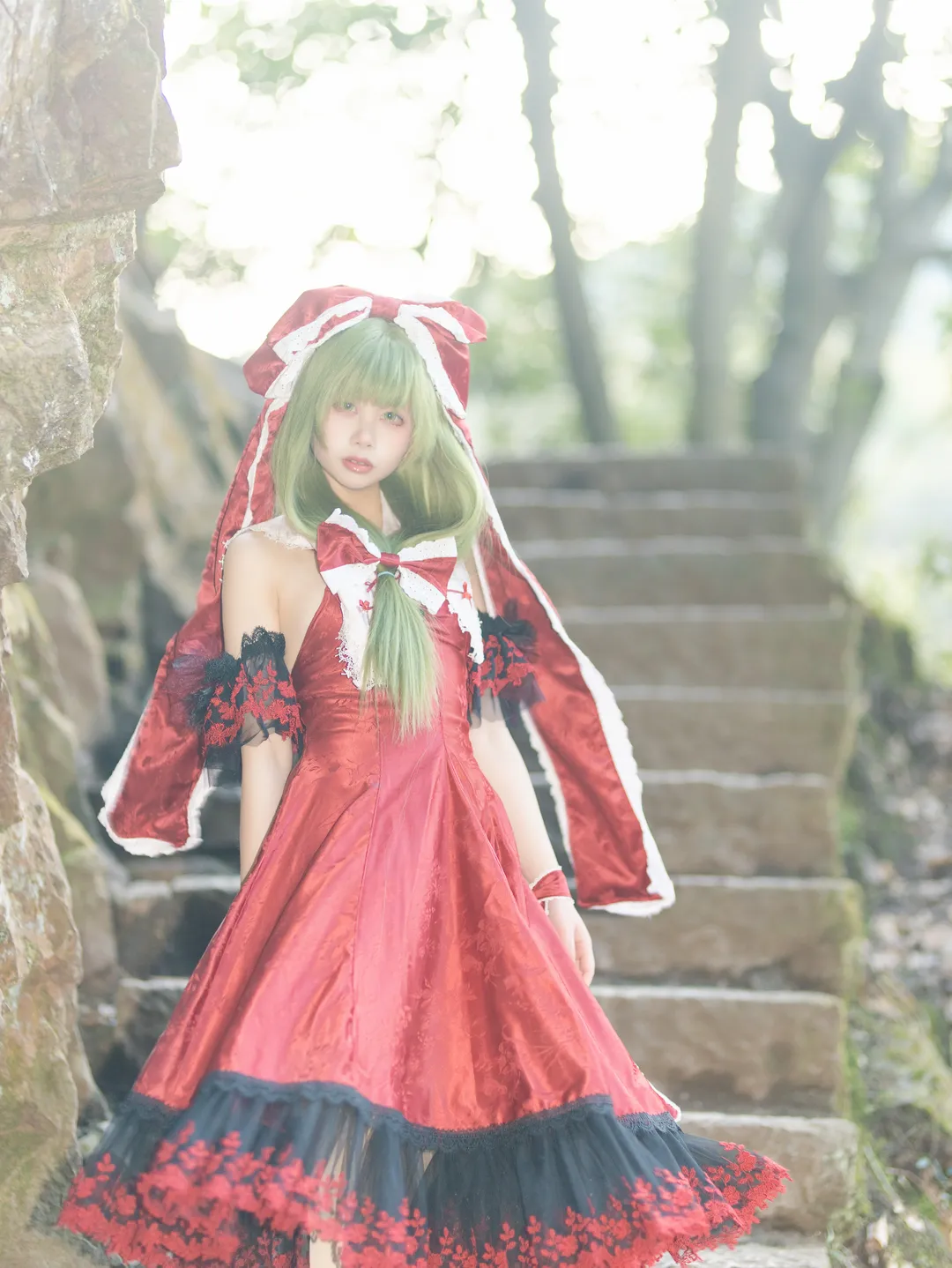 Touhou Project, Kagiyama Hina cosplay, Outdoor location, Cosplay styling, God of Calamity - Image 1