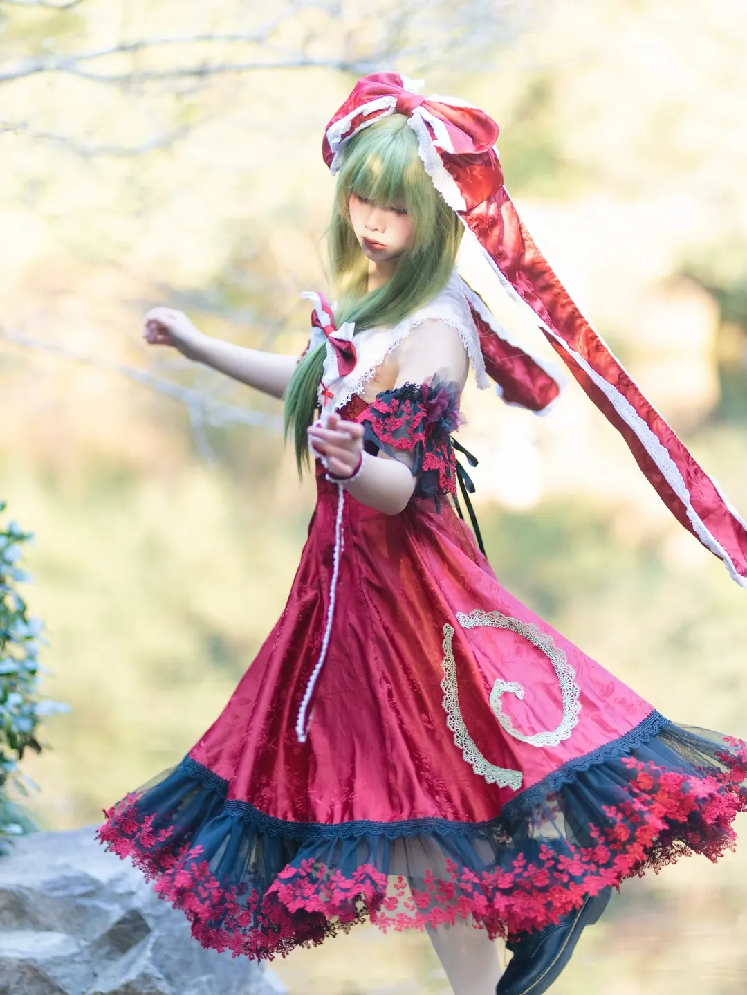 東方Project, 鍵山雛 コスプレ, 屋外撮影, コスプレスタイリング, 災厄の神