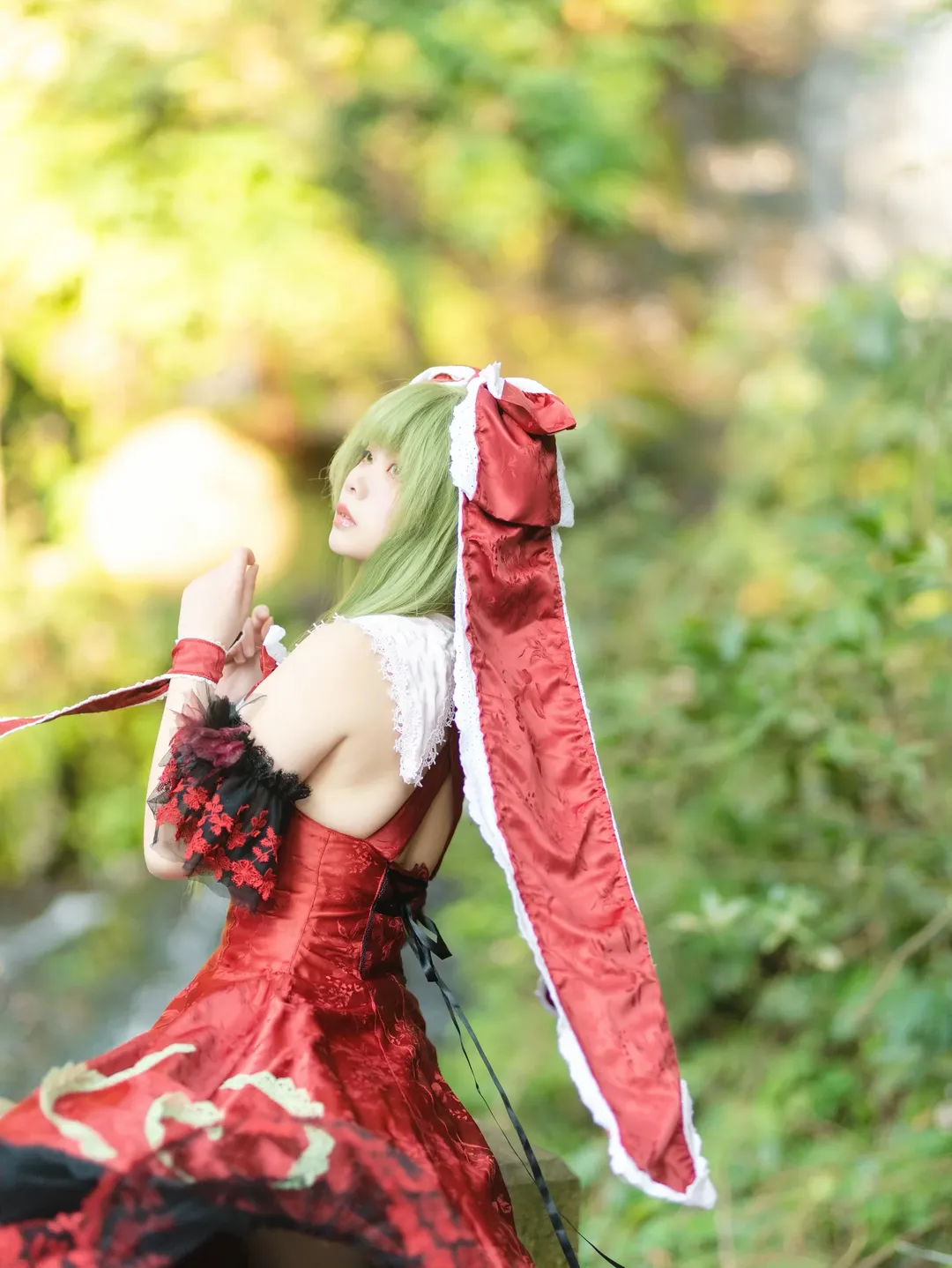 Touhou Project, Kagiyama Hina cosplay, Outdoor location, Cosplay styling, God of Calamity - Image 4
