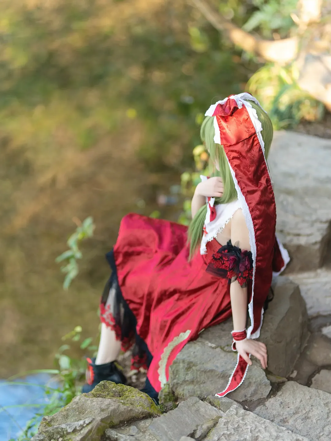 Touhou Project, Kagiyama Hina cosplay, Outdoor location, Cosplay styling, God of Calamity - Image 5