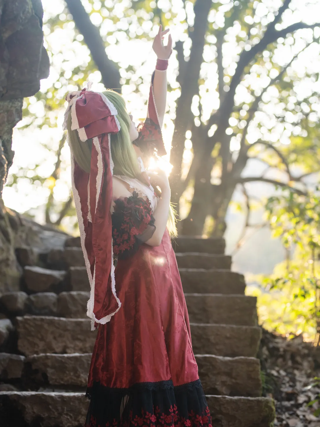 Touhou Project, Kagiyama Hina cosplay, Outdoor location, Cosplay styling, God of Calamity - Image 6