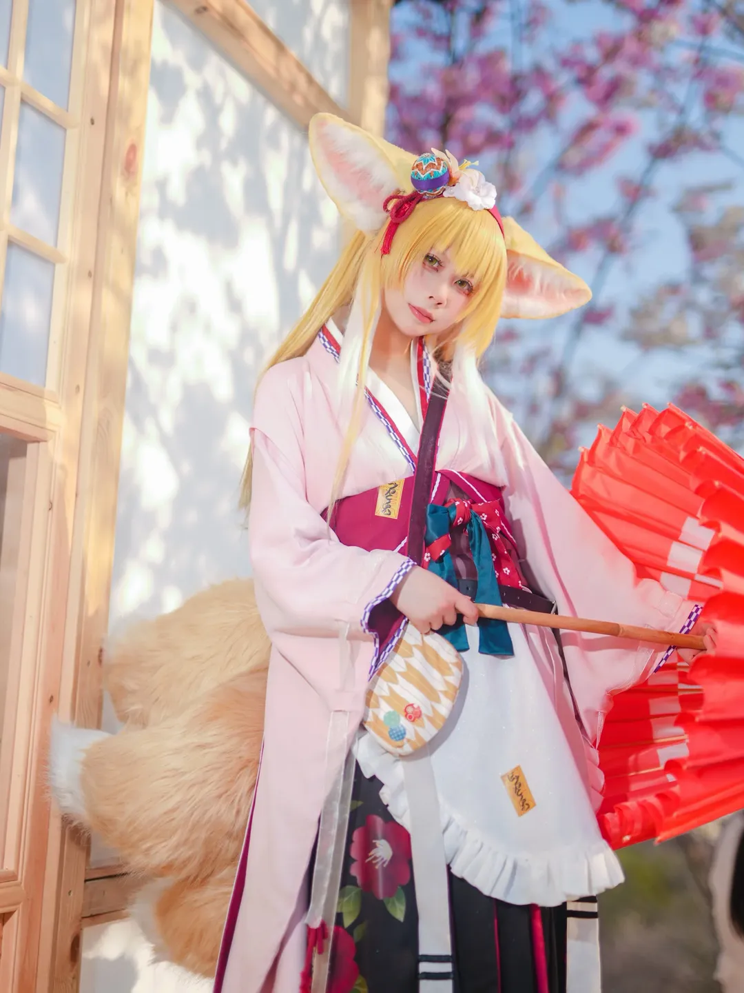 明日方舟, 铃兰cos, cosplay摄影, 狐耳cos, 泡影苍霆cos - 第2张