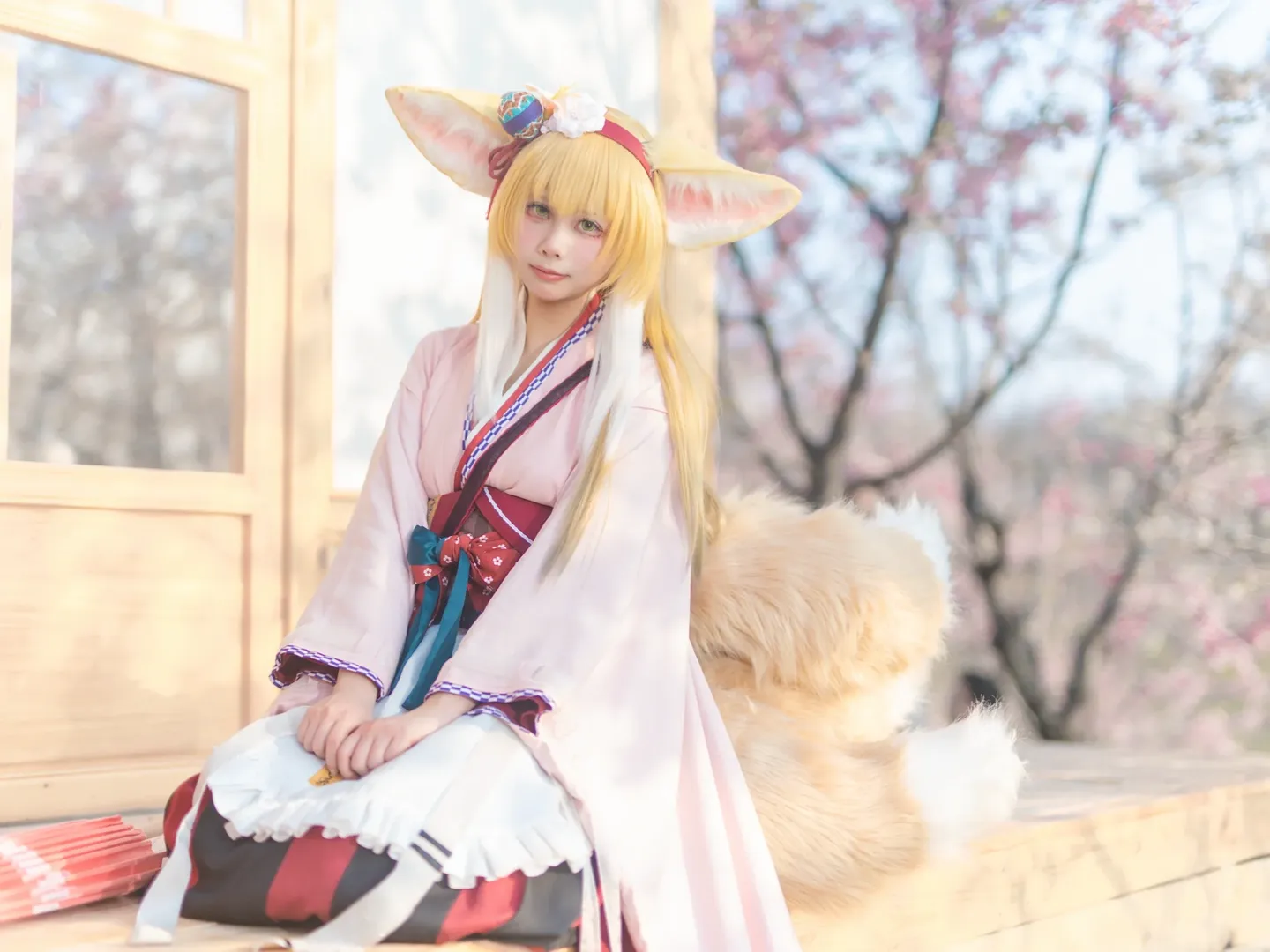 明日方舟, 铃兰cos, cosplay摄影, 狐耳cos, 泡影苍霆cos - 第3张