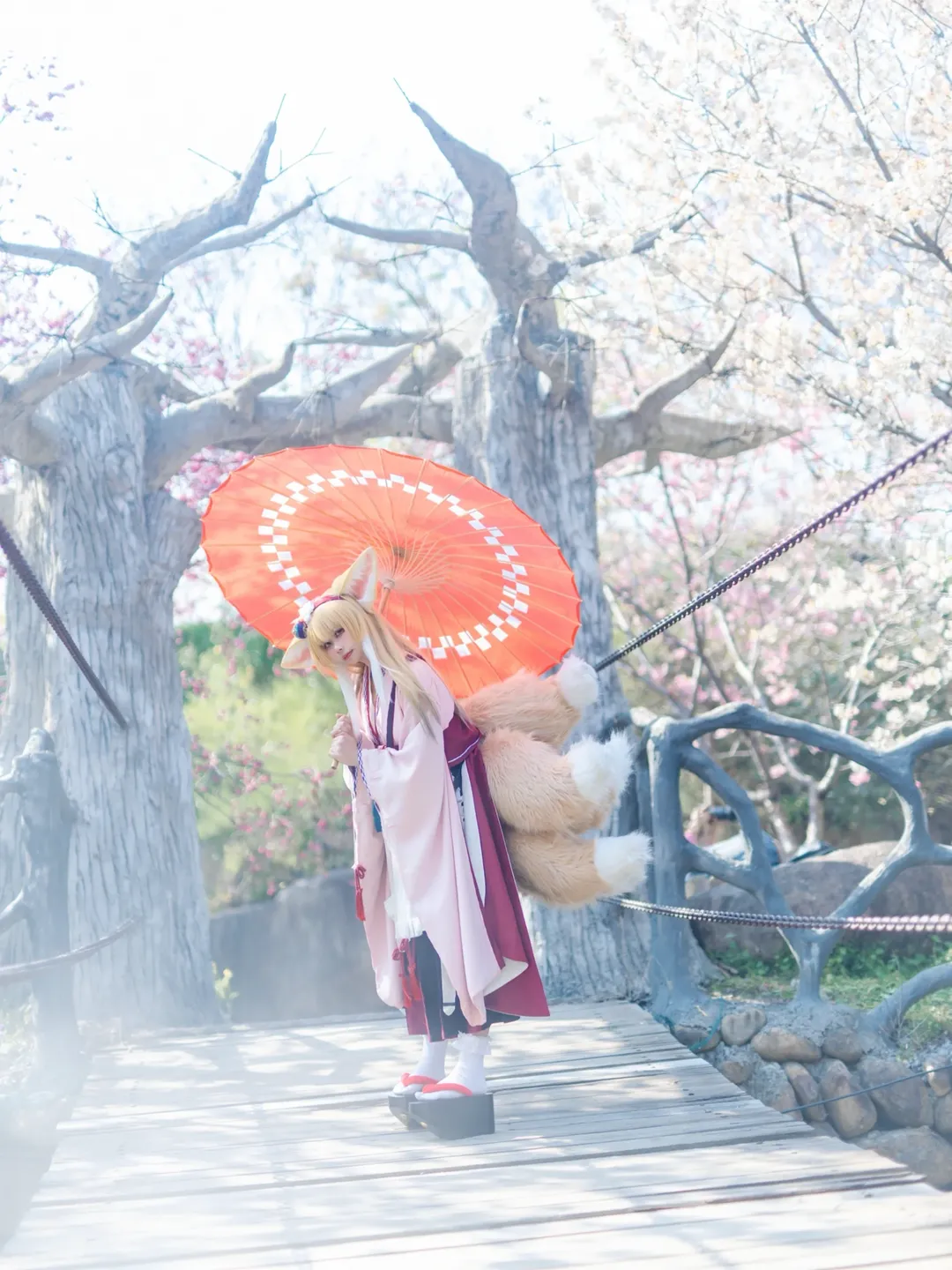 明日方舟, 铃兰cos, cosplay摄影, 狐耳cos, 泡影苍霆cos - 第5张