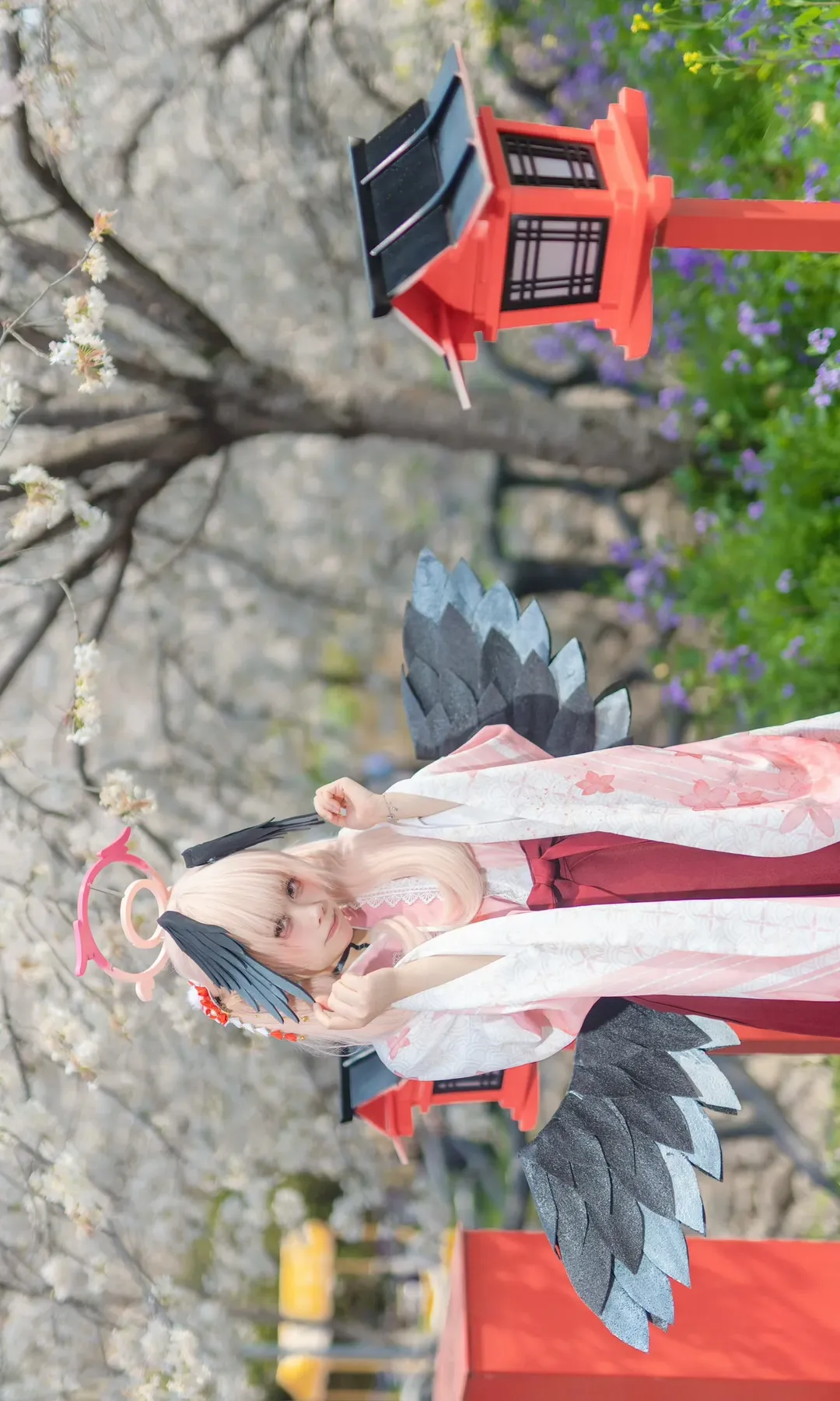 二次元摄影, 碧蓝档案, 下江小春cos, 和风cosplay, 樱花cos
