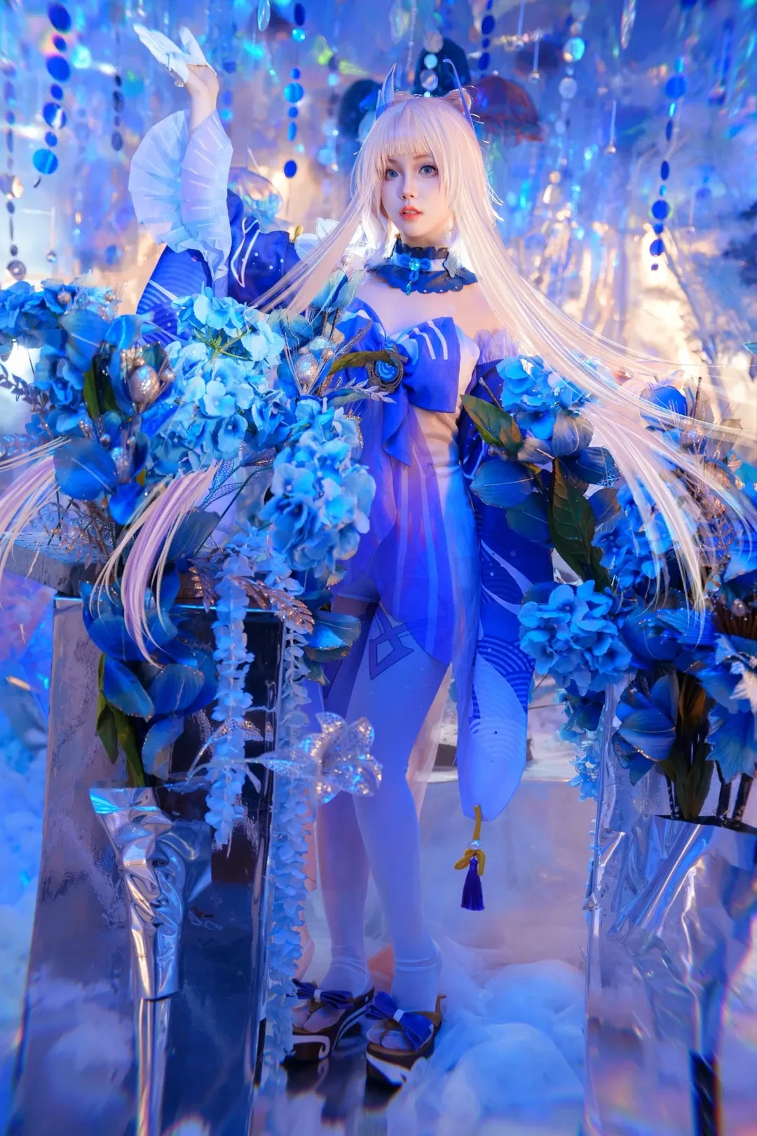 原神, 珊瑚宫心海cos, cosplay摄影, 水元素主题, 清夏乐园大秘境 - 第2张