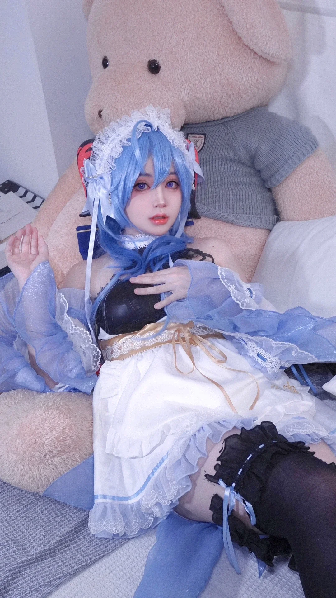 原神, 甘雨cos, cosplay摄影, 甘雨女仆, 内景写真 - 第4张