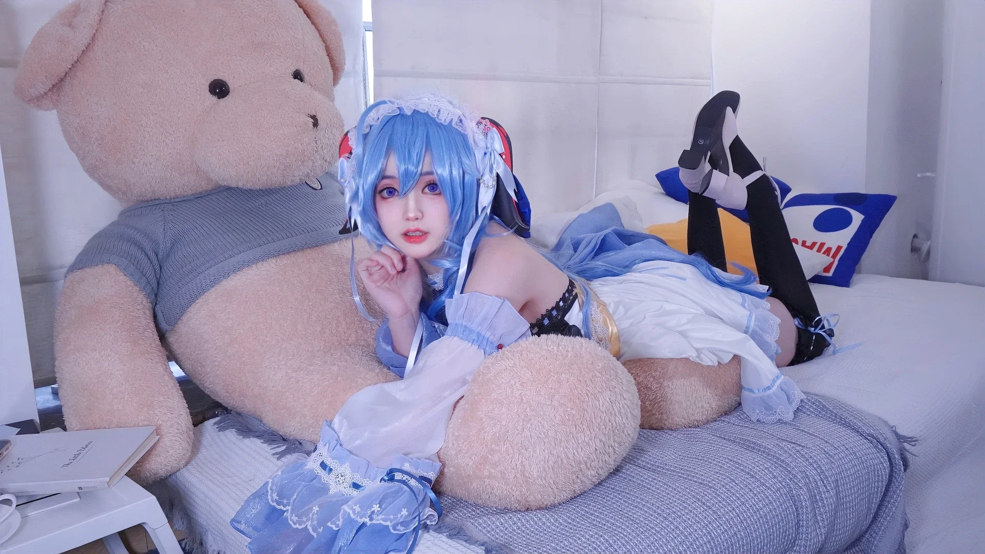 原神, 甘雨cos, cosplay攝影, 甘雨女僕, 內景寫真