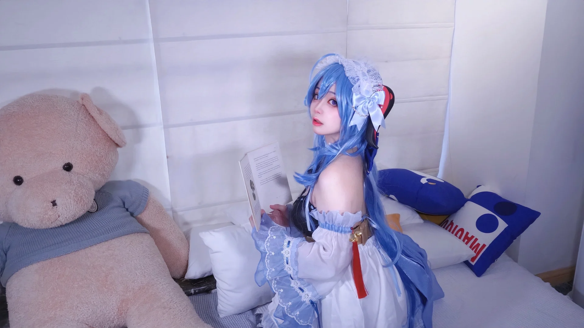 原神, 甘雨cos, cosplay摄影, 甘雨女仆, 内景写真 - 第8张