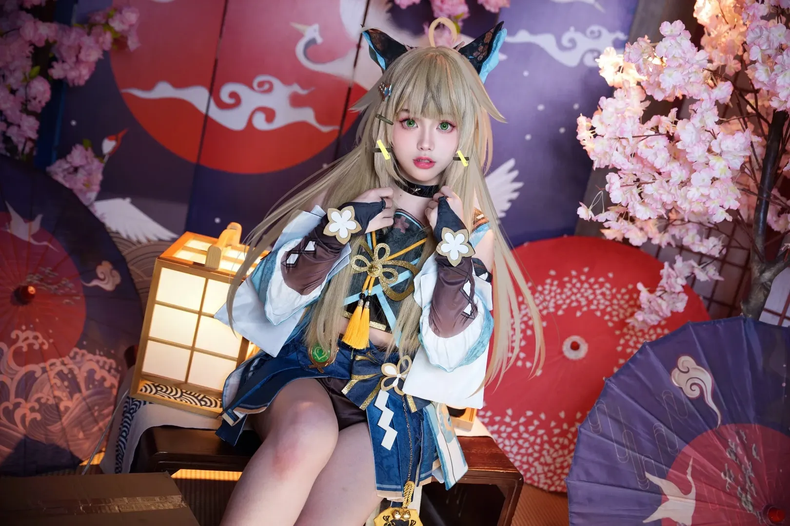 原神, 摄影分享, cosplay正片, 日式和风, 绮良良cos - 第3张