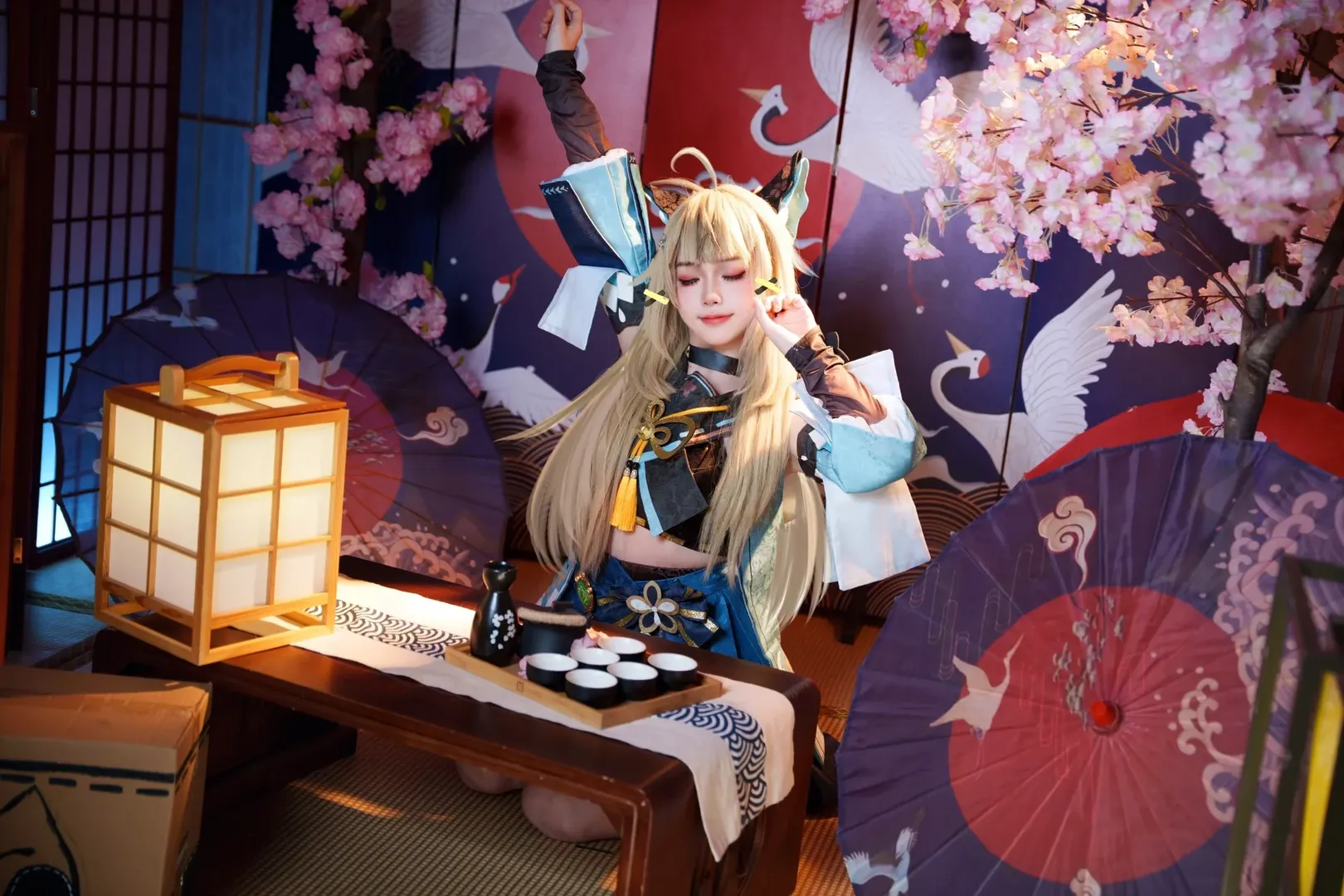 原神, 摄影分享, cosplay正片, 日式和风, 绮良良cos - 第4张