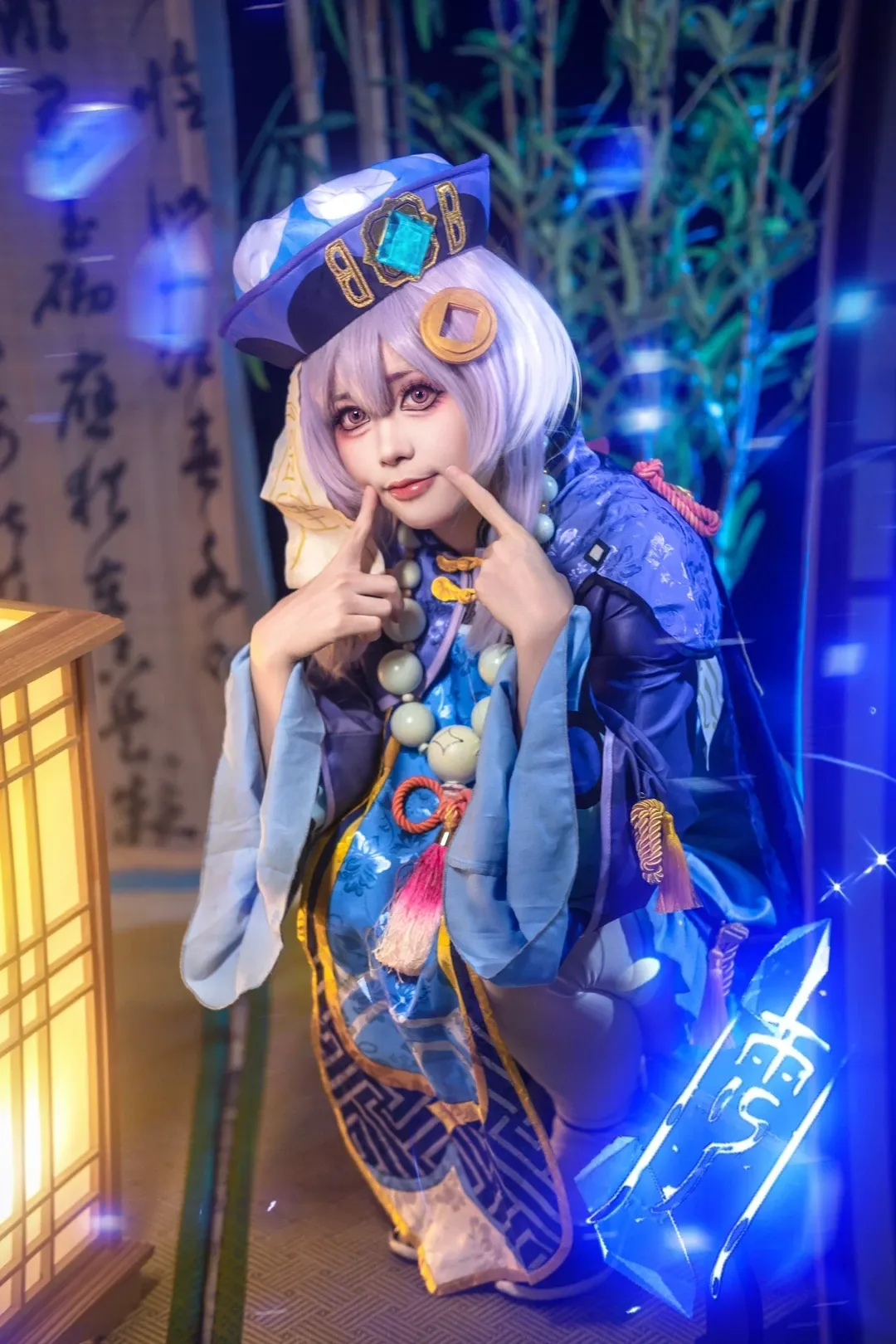 原神, 二次元cos, cosplay摄影, 七七cos, 僵尸少女 - 第2张