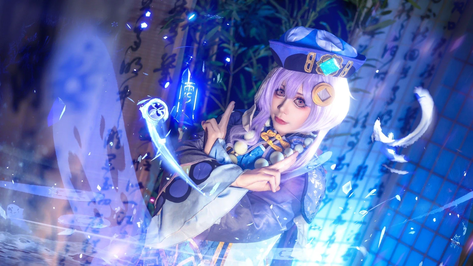 原神, 二次元cos, cosplay摄影, 七七cos, 僵尸少女 - 第3张
