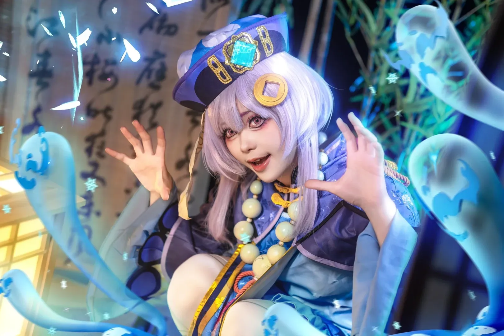 原神, 二次元cos, cosplay摄影, 七七cos, 僵尸少女 - 第4张
