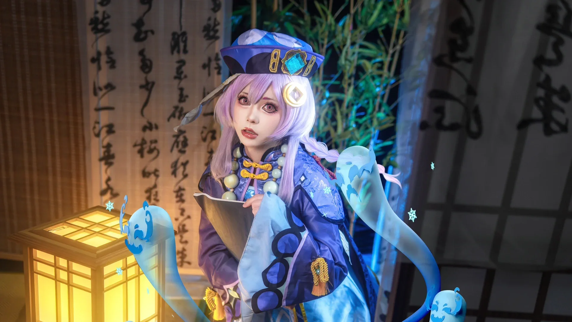 原神, 二次元cos, cosplay摄影, 七七cos, 僵尸少女 - 第5张