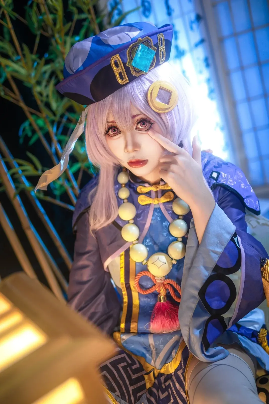 原神, 二次元cos, cosplay摄影, 七七cos, 僵尸少女 - 第9张