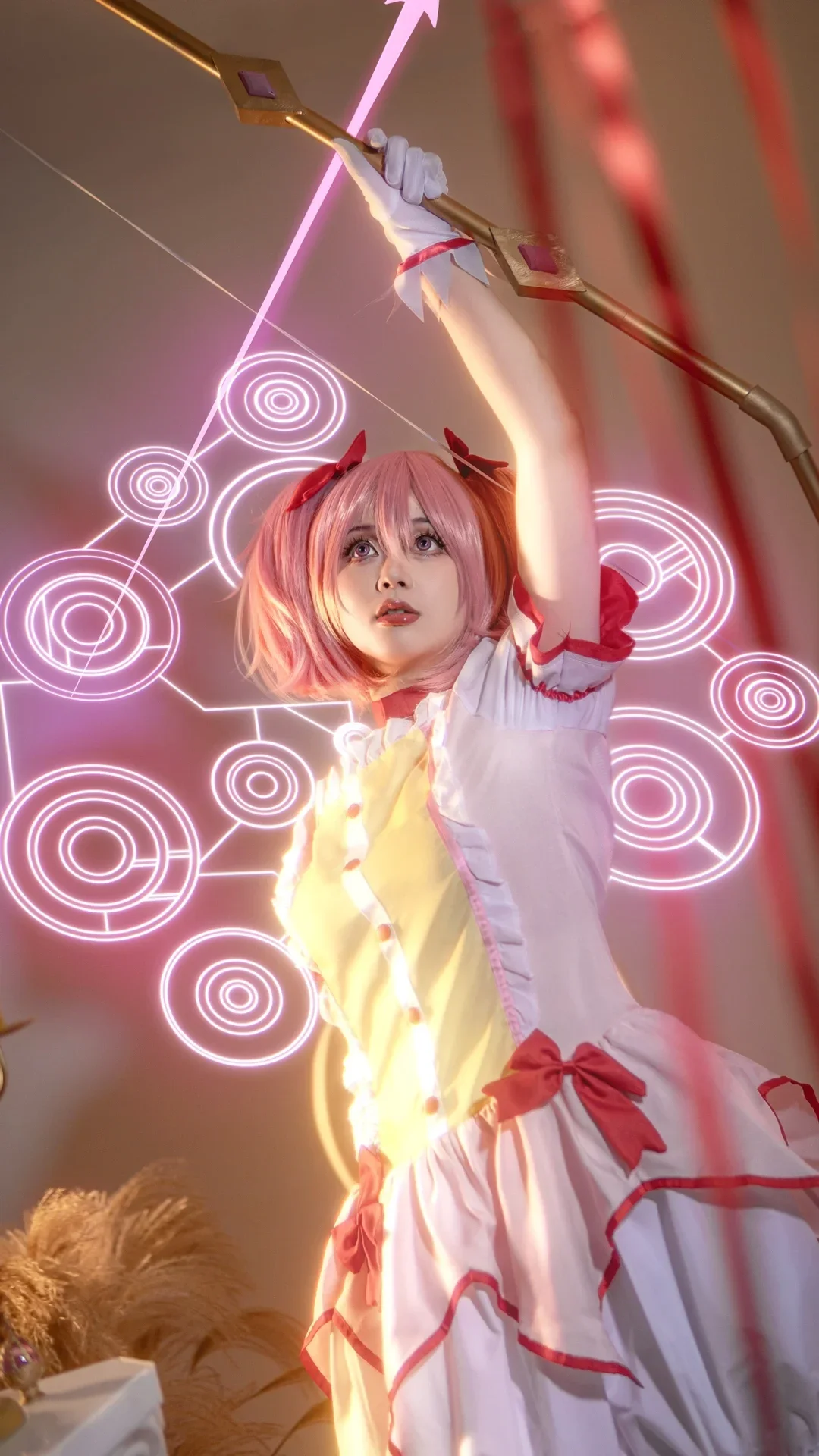 少女写真, 鹿目圆cos, 魔法少女小圆, cosplay摄影, 二次元氛围感 - 第8张