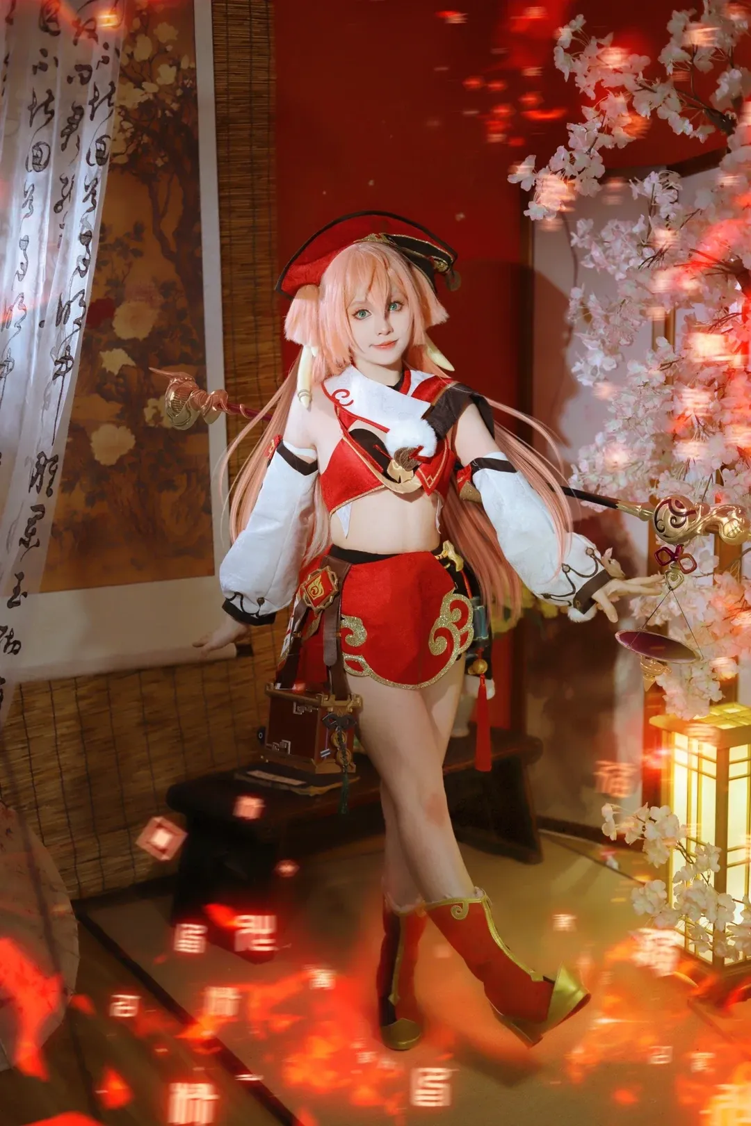 二次元, 原神, 和風撮影, コスプレ撮影, 煙緋のコスプレ - 2枚目