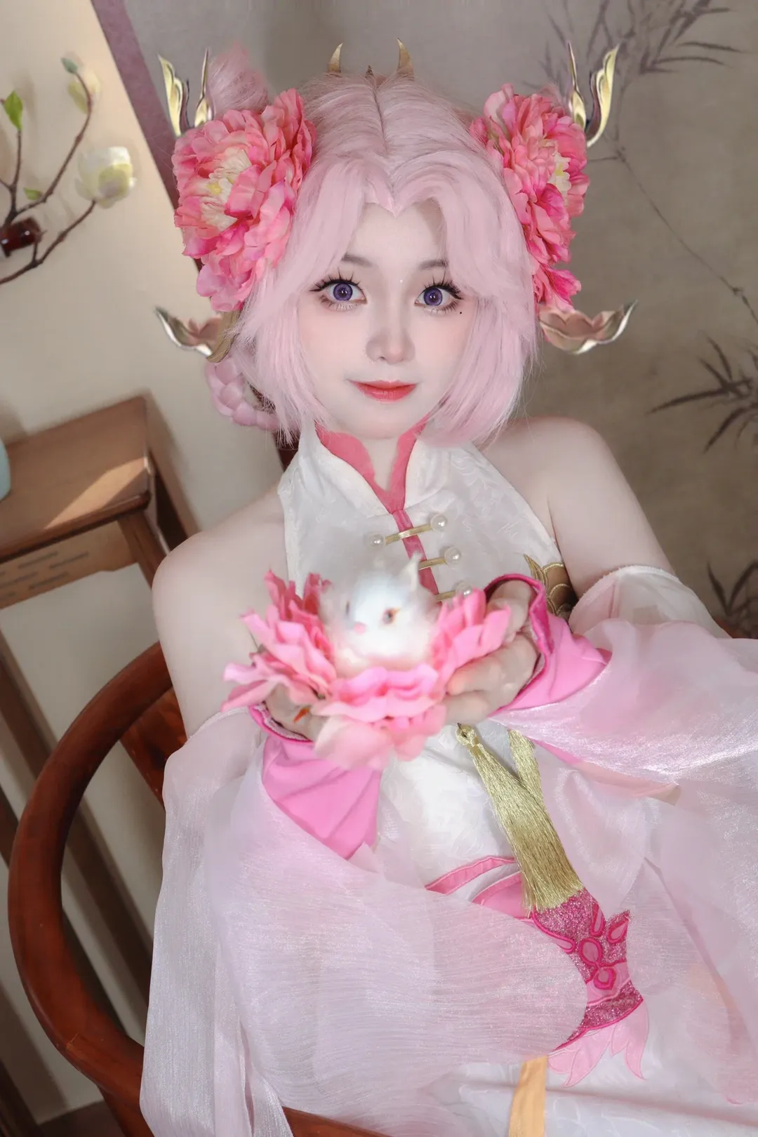 cos正片, 王者荣耀, 古风cos, 嫦娥cos, 嫦娥拒霜思