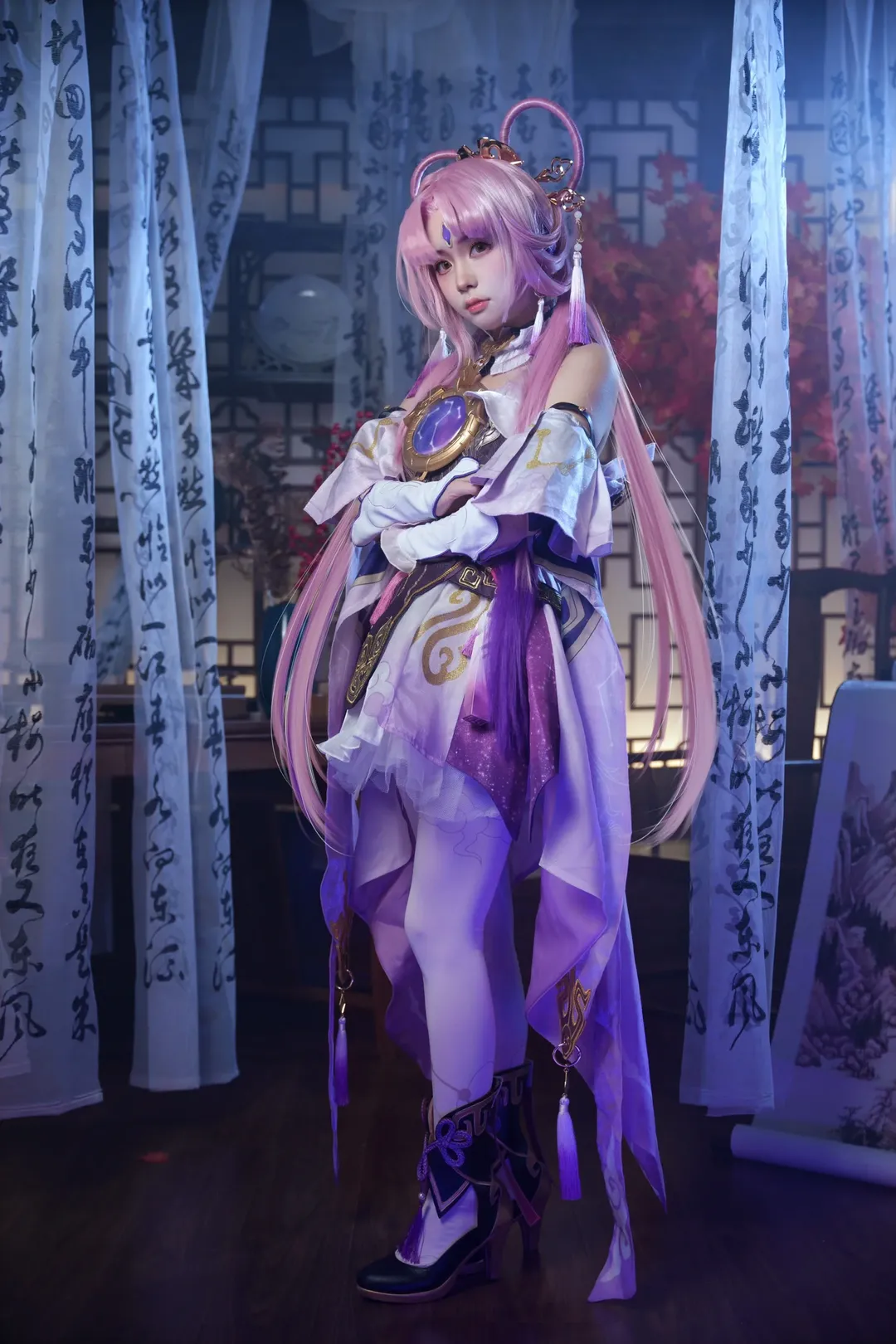 cosplay, 崩坏星穹铁道, 符玄cos, 太卜司, 古风少女 - 第1张