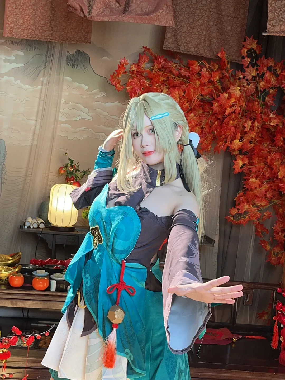 崩坏星穹铁道, 青雀cos, cosplay摄影, 古风实景棚, 原片花絮