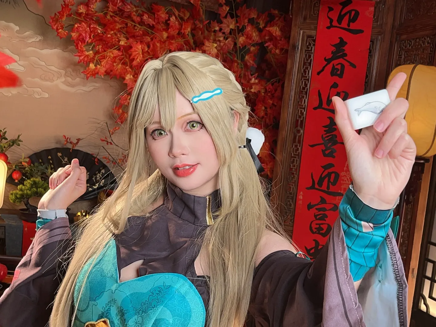 崩坏星穹铁道, 青雀cos, cosplay摄影, 古风实景棚, 原片花絮 - 第3张