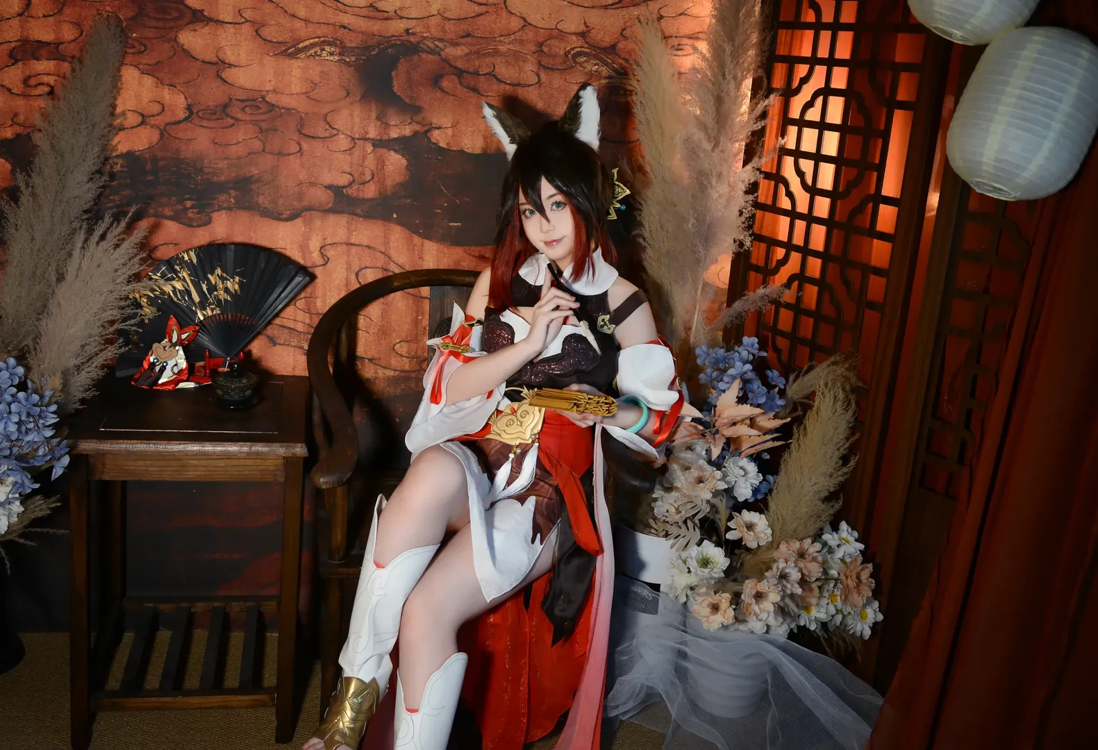 崩坏星穹铁道, 停云cos, cosplay摄影, 狐耳少女, 国风写真 - 第3张