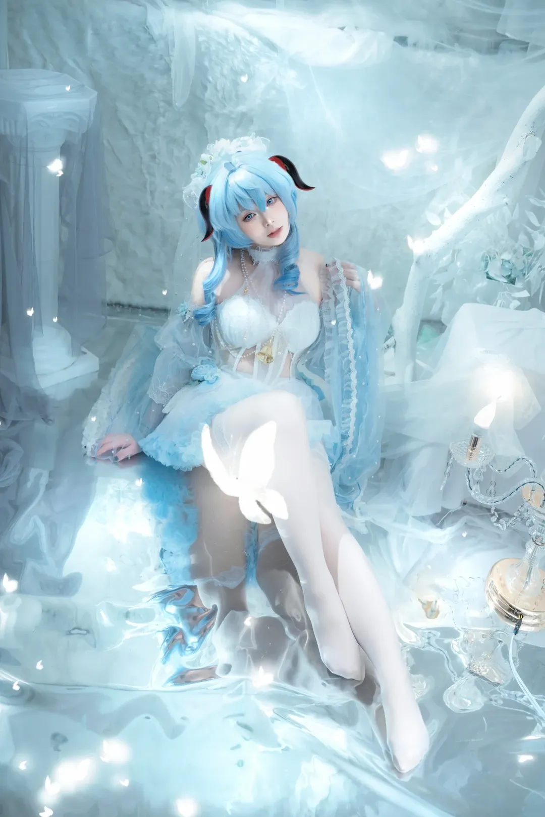 原神, cosplay日常, 二次元拍摄, 甘雨心海cos, 正片返图 - 第2张