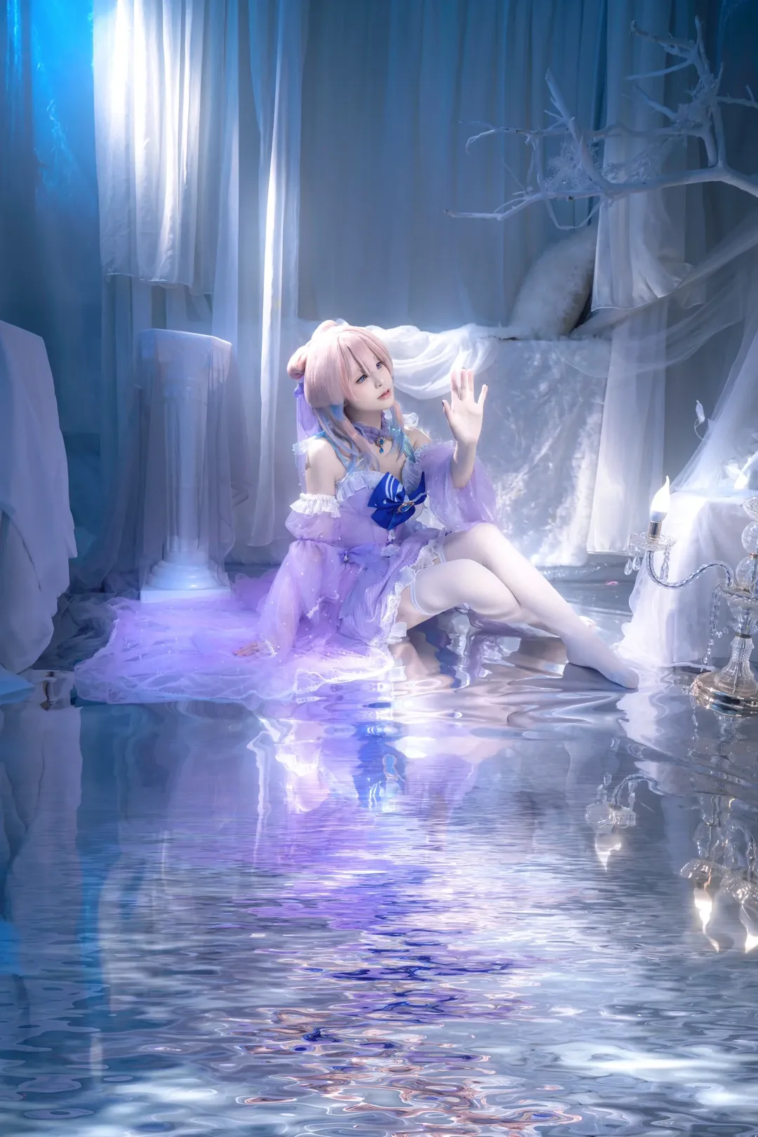 原神, 珊瑚宫心海cos, cosplay正片, 心海花嫁, 水下氛围 - 第4张