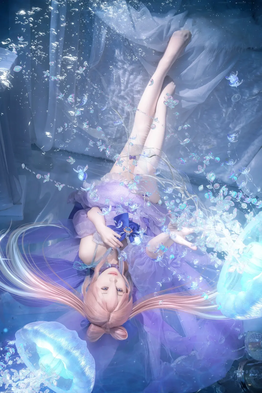 原神, 珊瑚宫心海cos, cosplay正片, 心海花嫁, 水下氛围 - 第6张