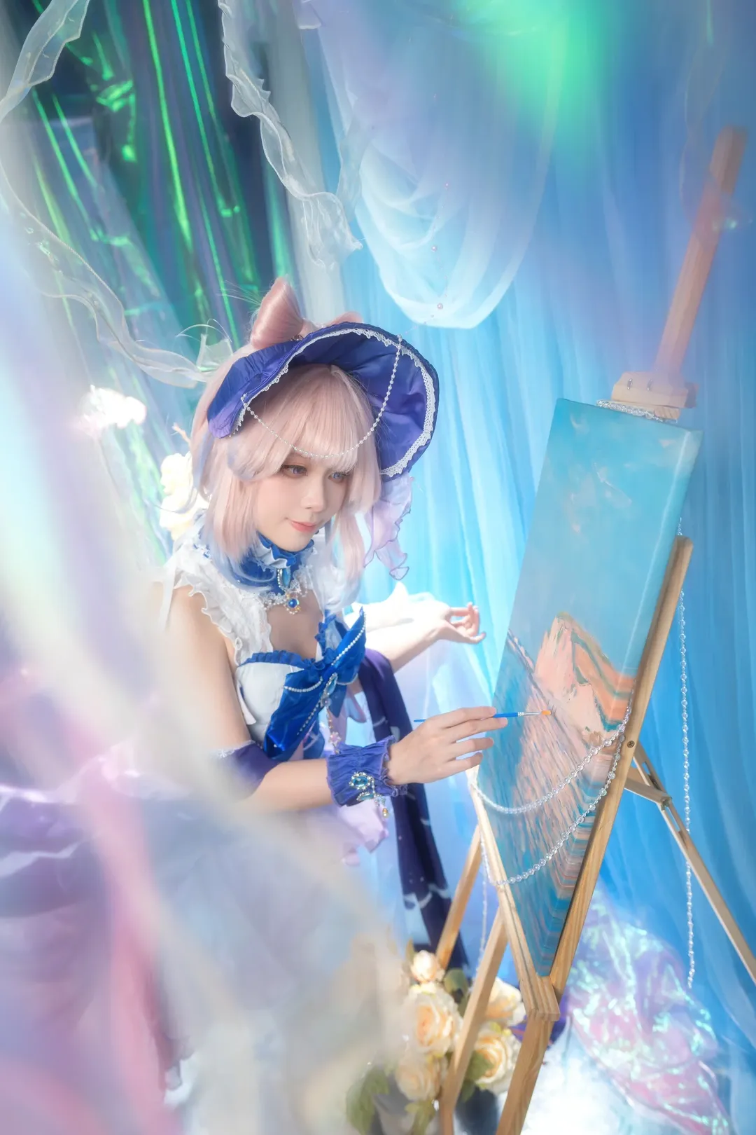 原神, 珊瑚宫心海cos, cosplay正片, 心海同人, 梦幻海洋风 - 第3张