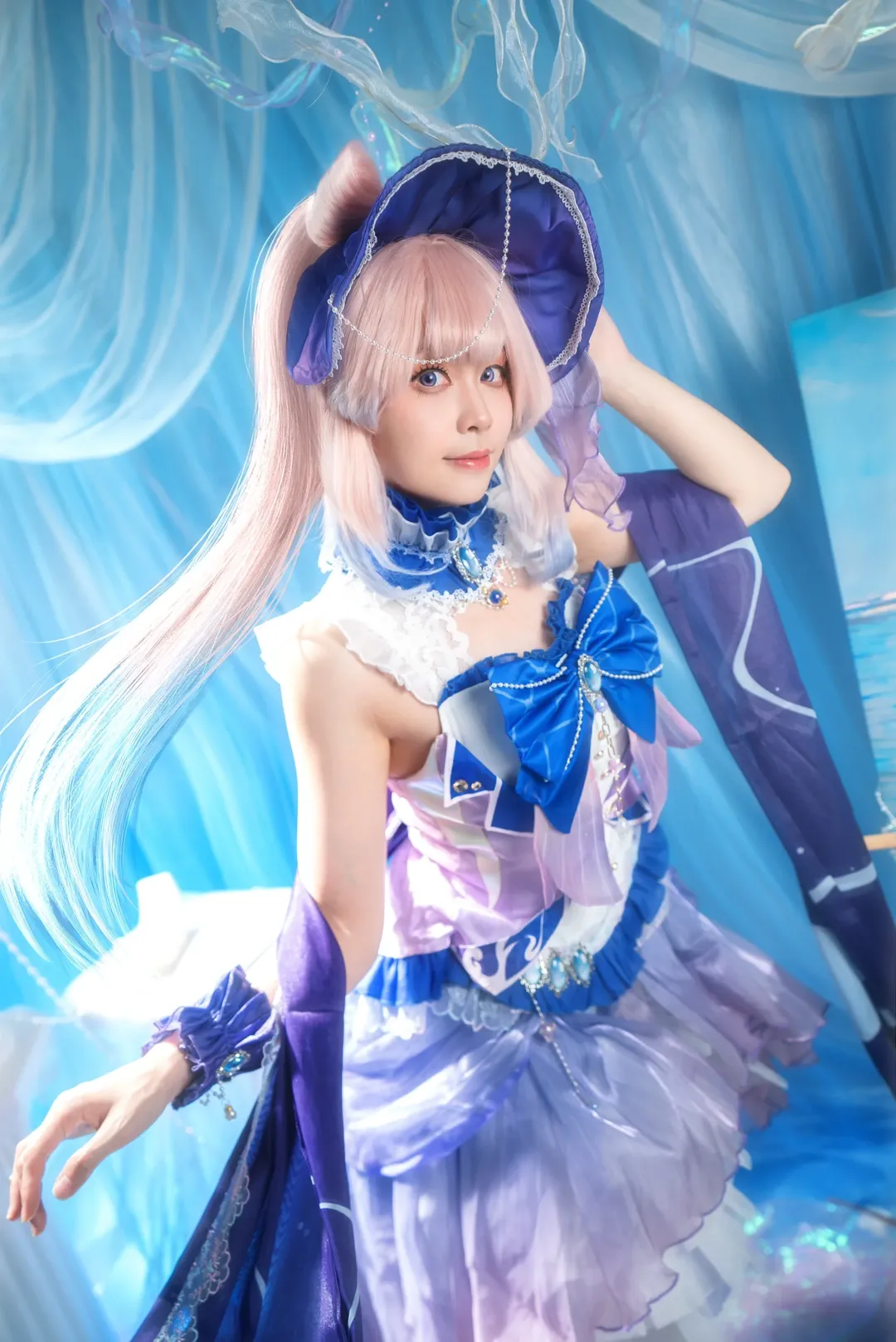 原神, 珊瑚宫心海cos, cosplay正片, 心海同人, 梦幻海洋风 - 第5张
